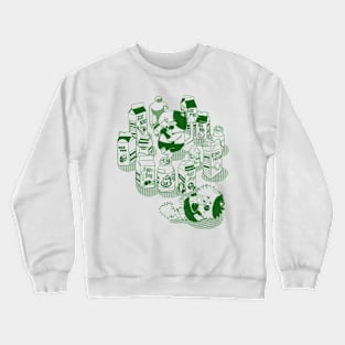 Egg Nog Party Crewneck Sweatshirt